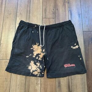 Vintage Wilson Cotton Sweat Shorts Men's Size 2X Athletic Gym Tennis Athleisure‎